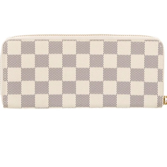 Louis Vuitton  Damier Azur Pattern Clemence Wallet - Picture 1 of 3